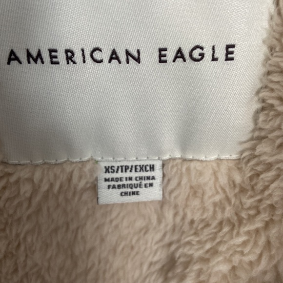 American Eagle Shacket - sherpa lined jacket XS - Picture 4 of 12